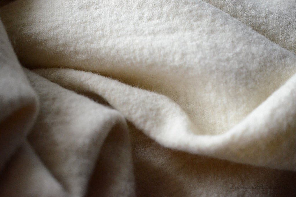 Felted Wool Knit Fabric - HIMALAYAN WOOL ( Leh Felted Knit, Unbleached –  AnneGeorges